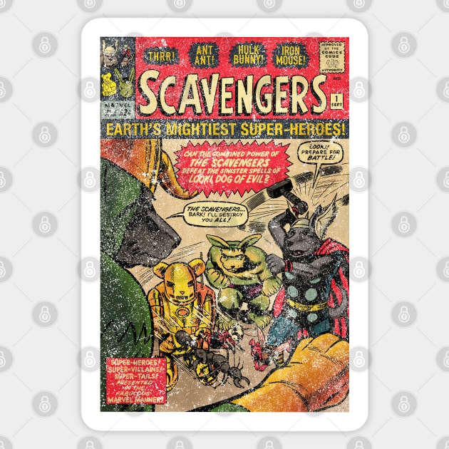 Scavengers #1 Sticker by ThirteenthFloor